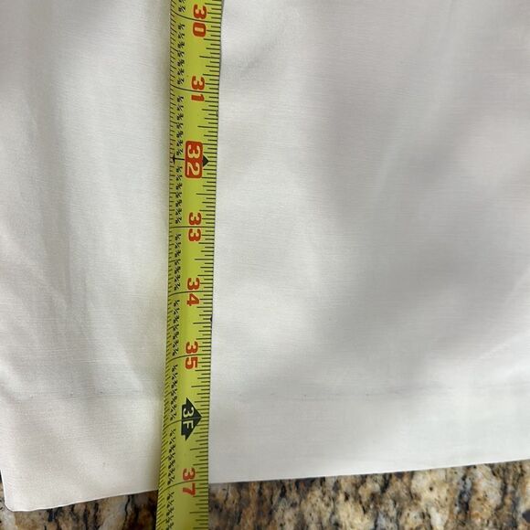 Glint One Ivory Shoulder Cotton Silk Blend Cocktail Dress Size 14 - Picture 8 of 12